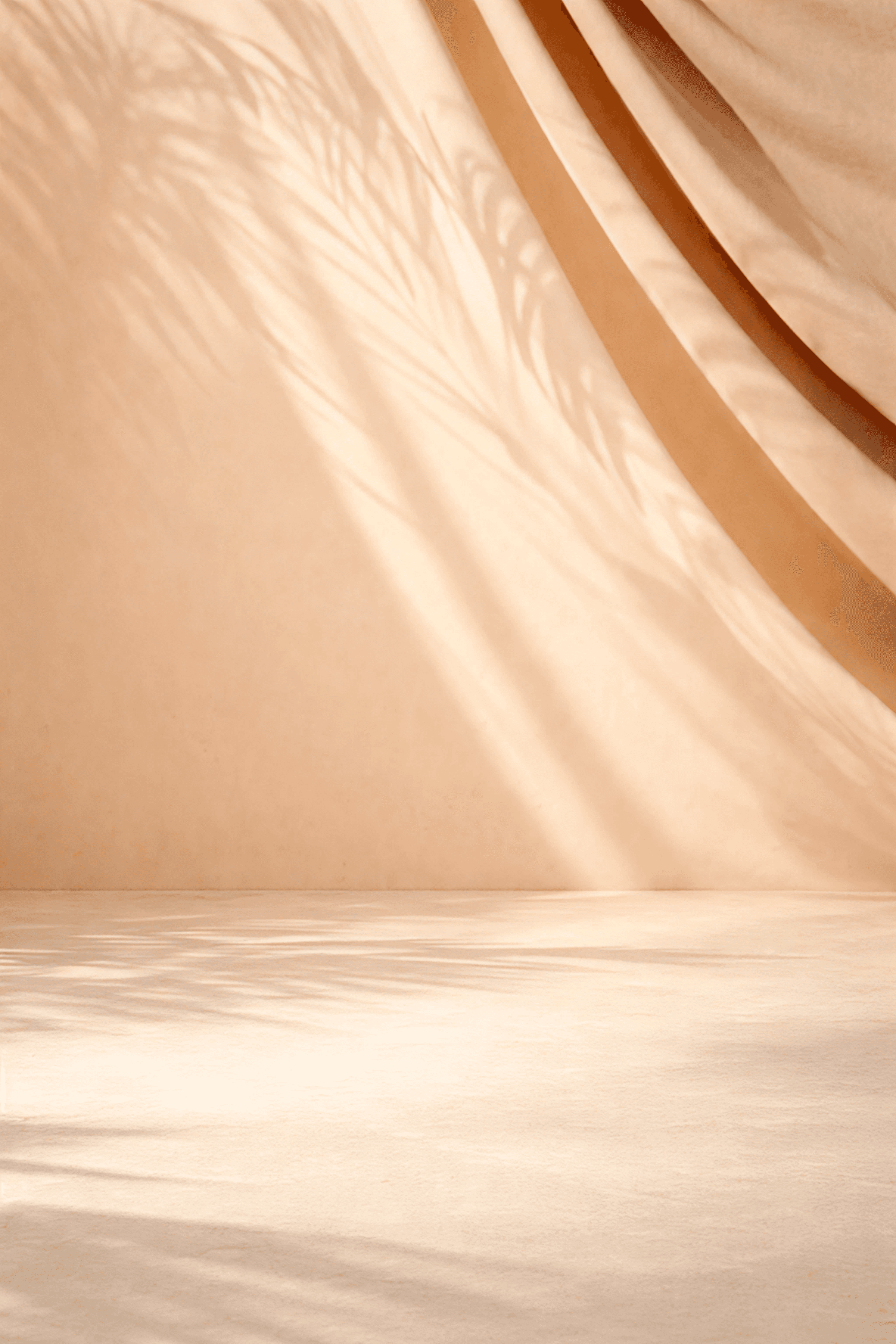 Escena de fondo estudio beige vertical